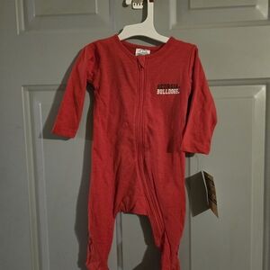 Rivalry Threads Red Kids One Piece Footie